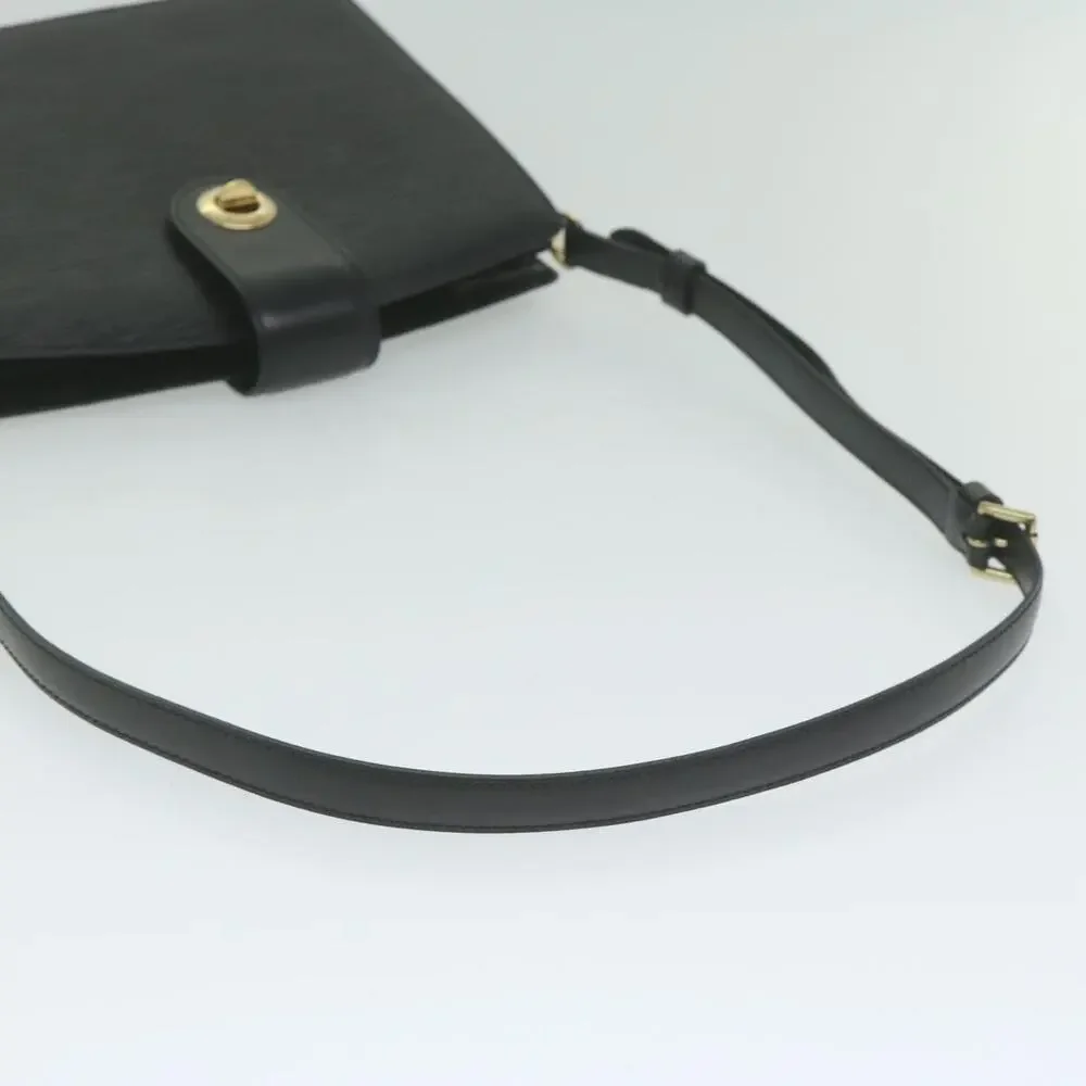 LOUIS VUITTON Epi Capuchin Shoulder Bag Black M52342